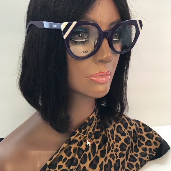 Fendi Demo Cat Eye Ladies Eyeglasses FF 0246 0B3V 48. - Picture 1 of 12